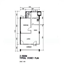 Blk 45 Blangah Court (Bukit Merah), HDB 2 Rooms #568646141